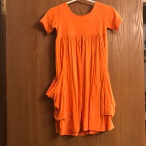 Orange Remie Girl Dress